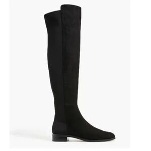 J Crew Black Suede Over the Knee Boots Size 10.5